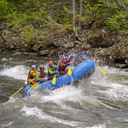 water rafting boat